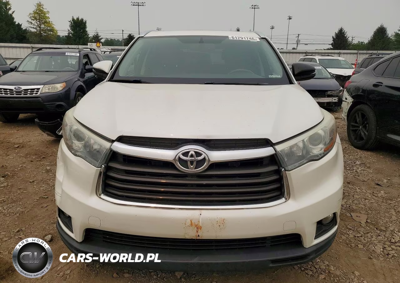2015 Toyota Highlander Xle VIN:5TDJKRFHXFS150476 - 5