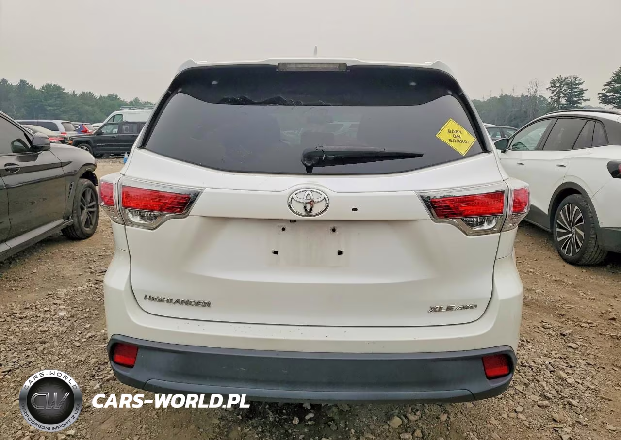 2015 Toyota Highlander Xle VIN:5TDJKRFHXFS150476 - 6