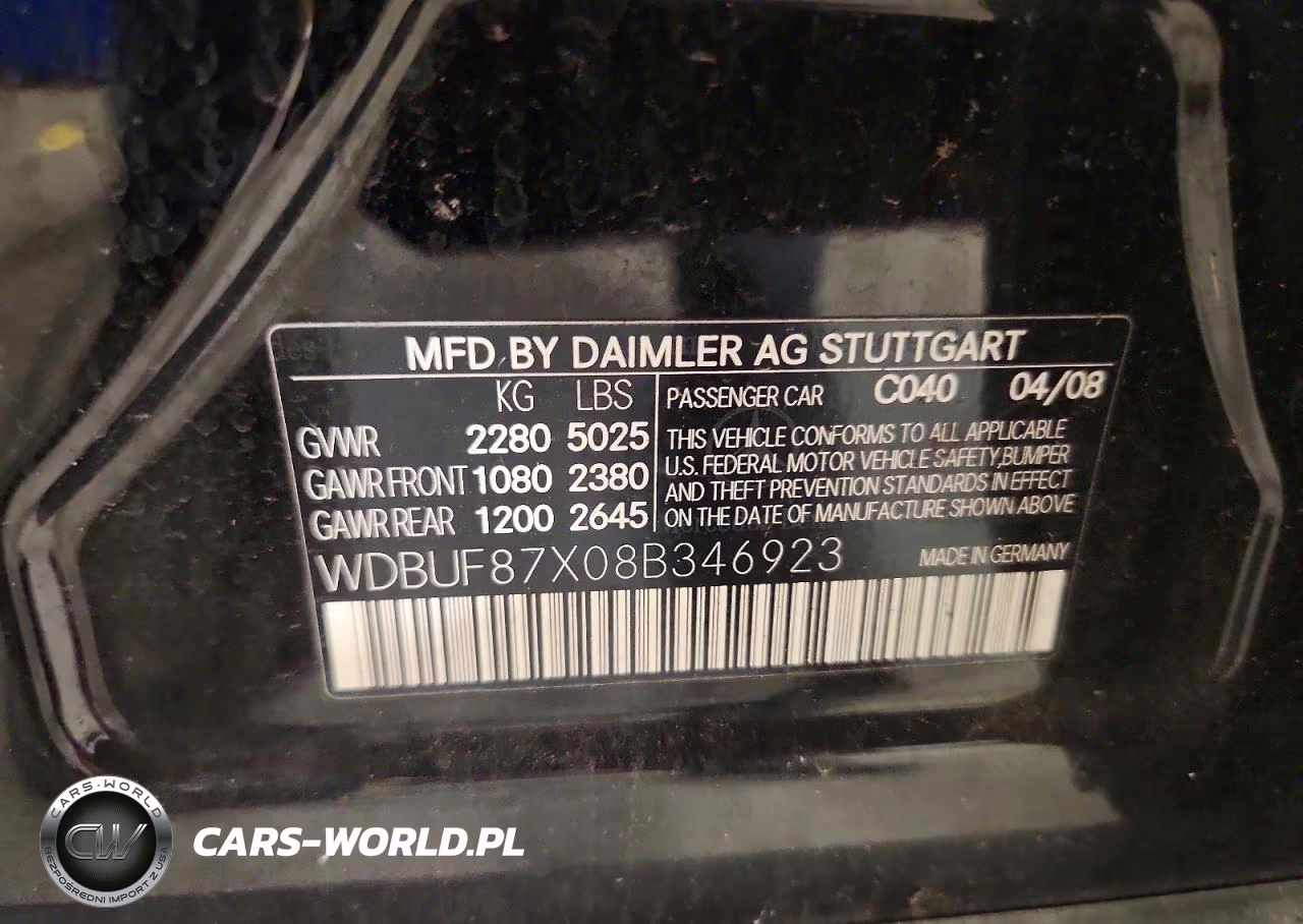 2008 Mercedes-Benz E 350 4Matic VIN:WDBUF87X08B346923 - 12