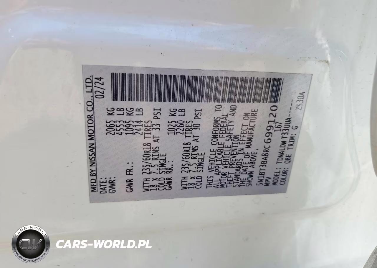 2024 Nissan Rogue Sv VIN:5N1BT3BA8RC699120 - 13