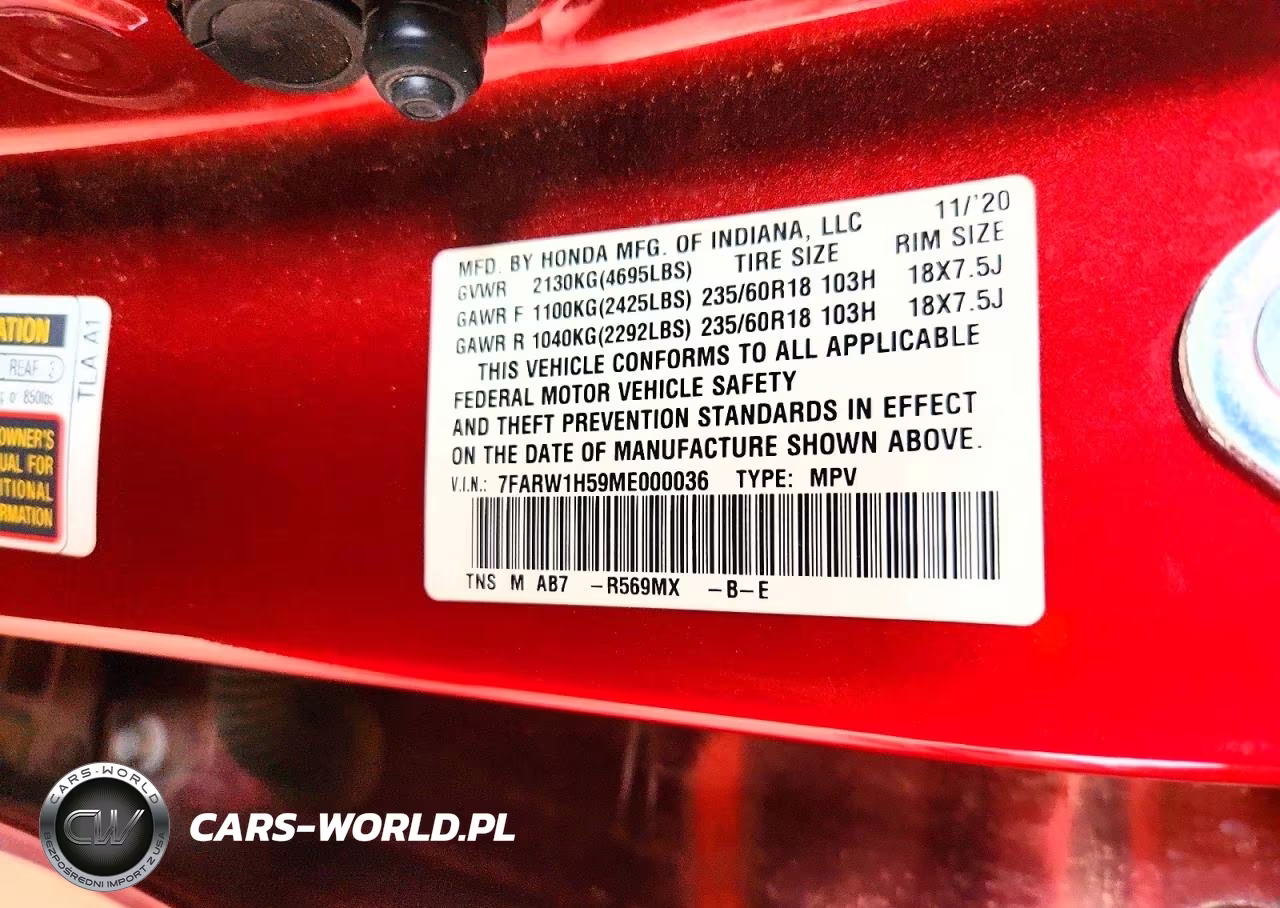 2021 Honda Cr-V Ex VIN:7FARW1H59ME000036 - 13