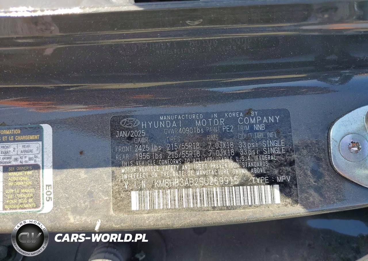 2025 Hyundai Kona Sel VIN:KM8HB3AB2SU269915 - 13