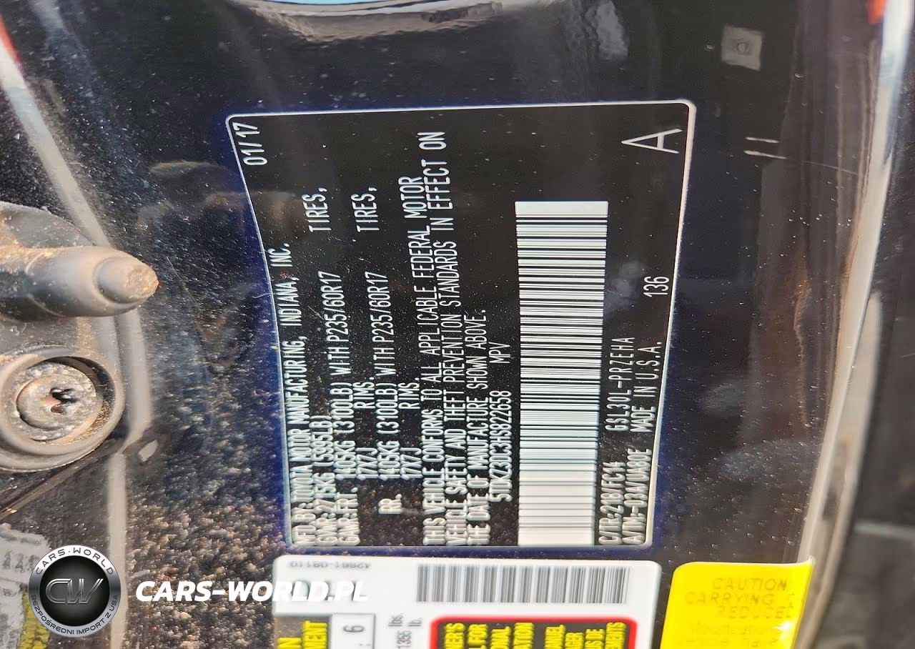 2017 Toyota Sienna Le VIN:5TDKZ3DC3HS822658 - 13