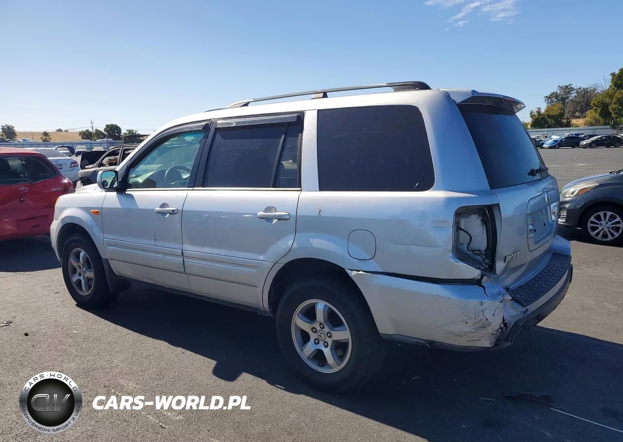 2007 Honda Pilot Exl VIN:5FNYF18617B011472 - 2
