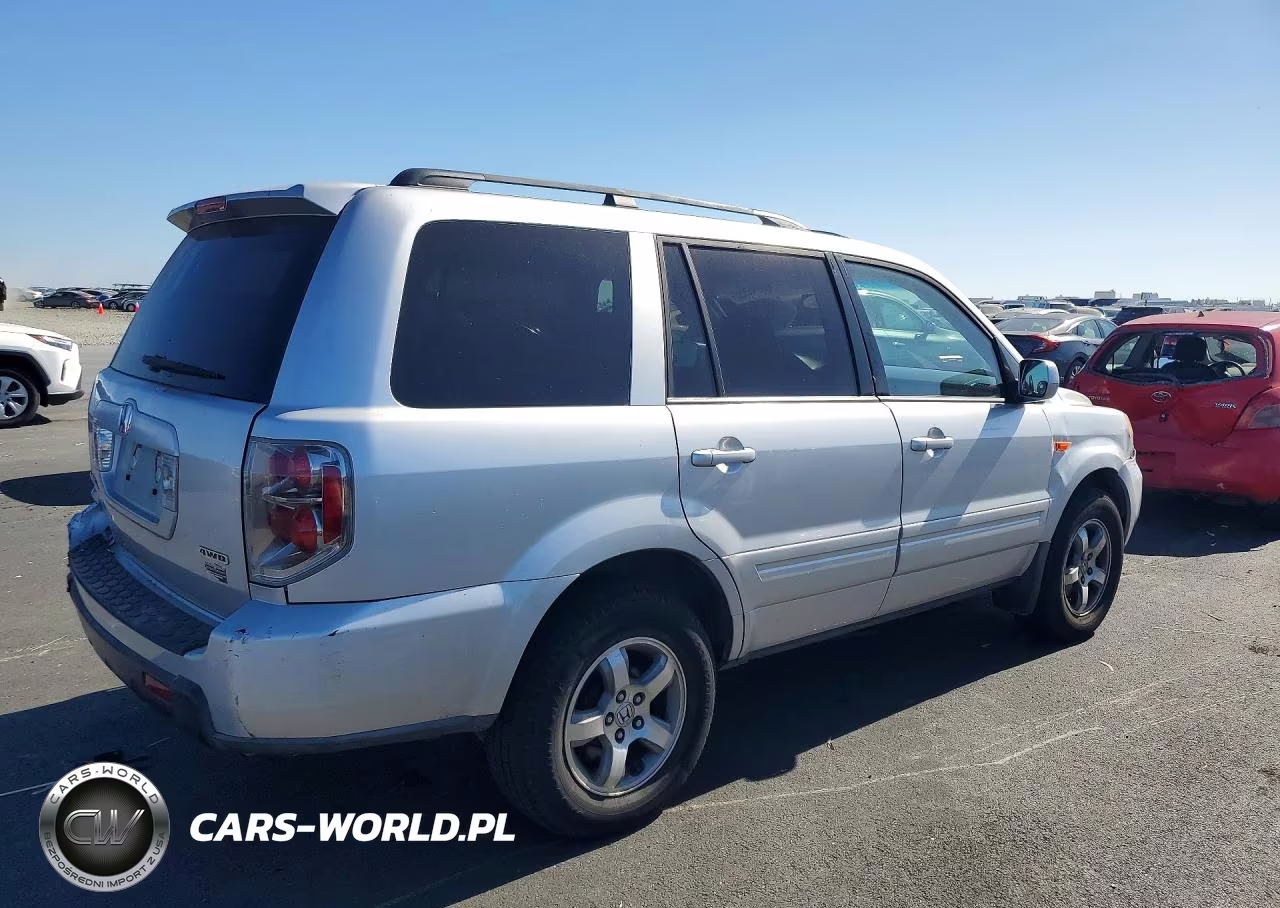 2007 Honda Pilot Exl VIN:5FNYF18617B011472 - 3