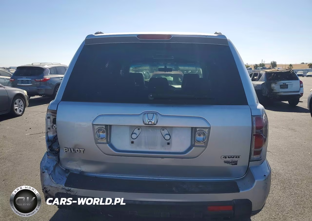 2007 Honda Pilot Exl VIN:5FNYF18617B011472 - 6