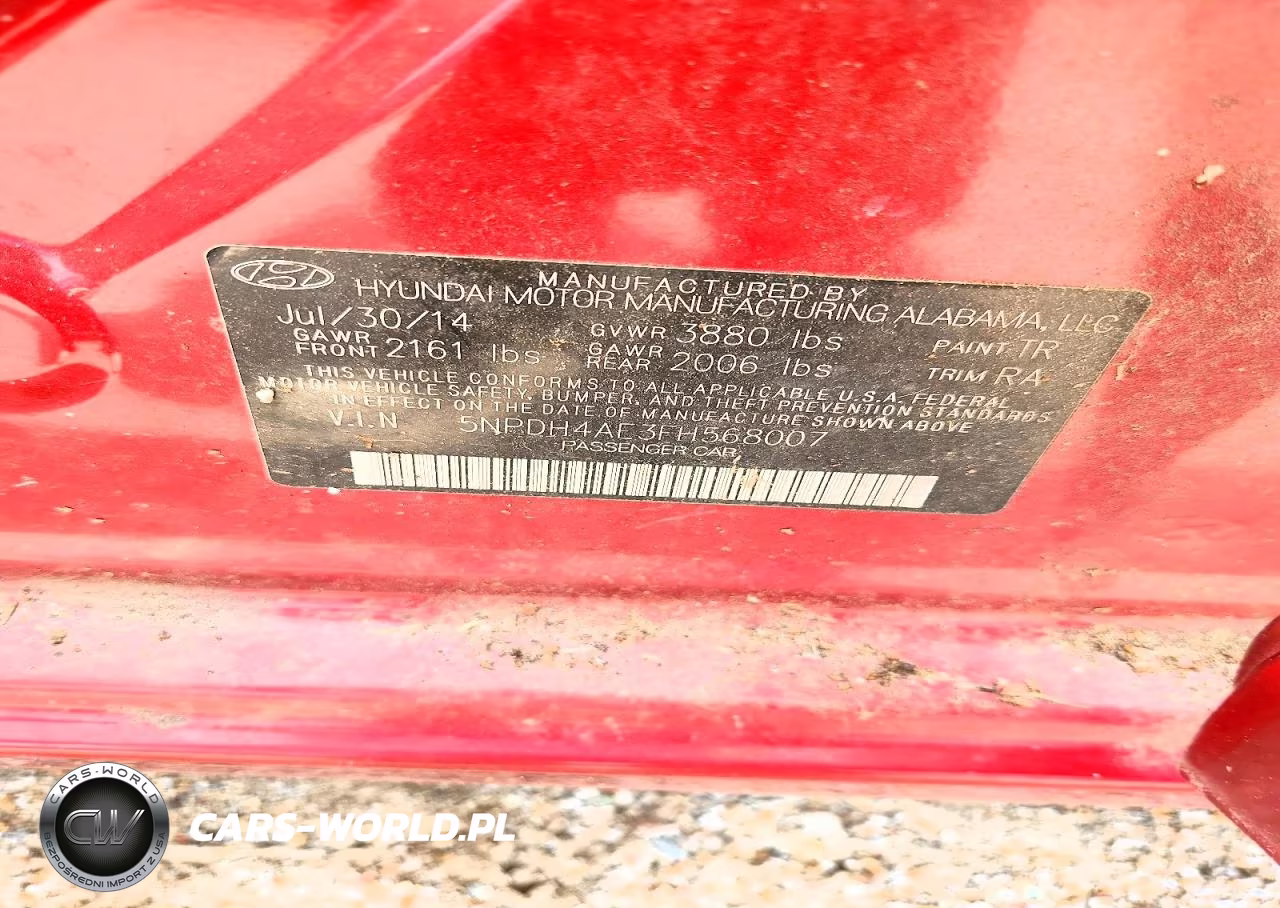 2015 Hyundai Elantra VIN:5NPDH4AE3FH568007 - 12