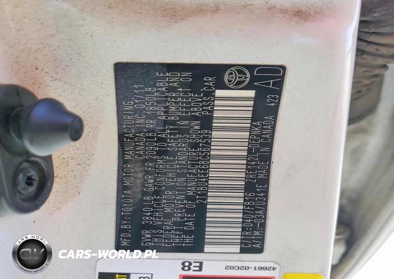 2011 Toyota Corolla Le VIN:2T1BU4EE6BC567539 - 12