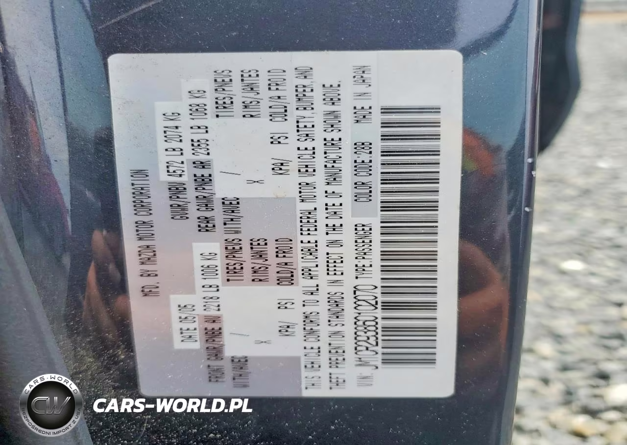 2006 Mazda 5 VIN:JM1CR293860102070 - 13