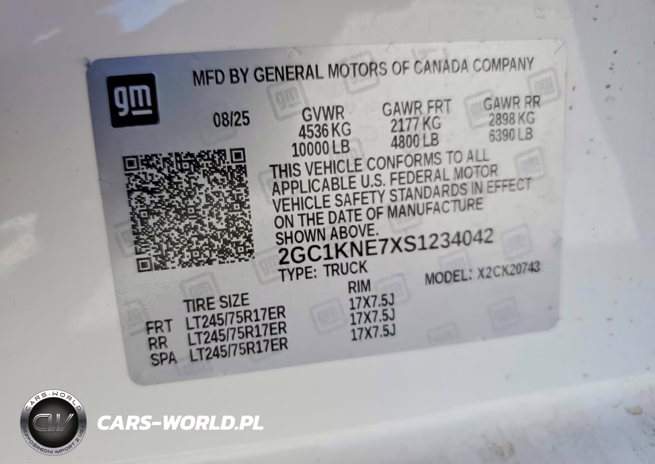 2025 Chevrolet Silverado K2500 Heavy Duty Lt VIN:2GC1KNE7XS1234042 - 13