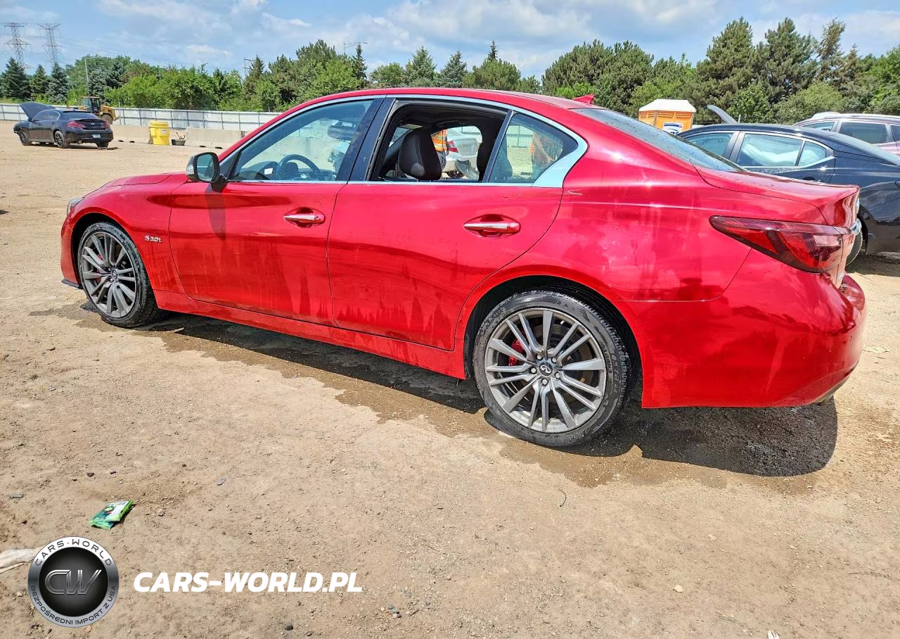 2019 Infiniti Q50 Red Sport 400 VIN:JN1FV7AR5KM800938 - 2