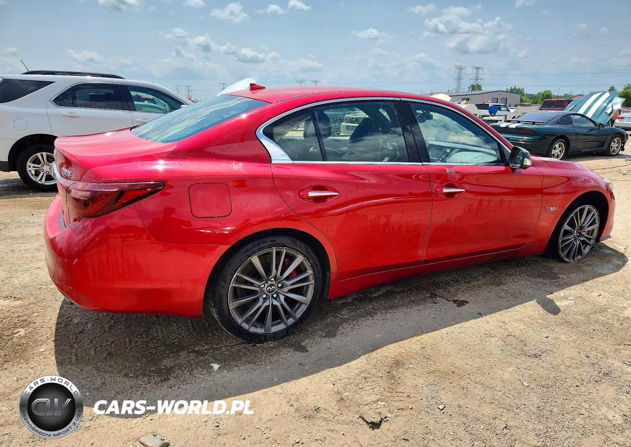 2019 Infiniti Q50 Red Sport 400 VIN:JN1FV7AR5KM800938 - 3