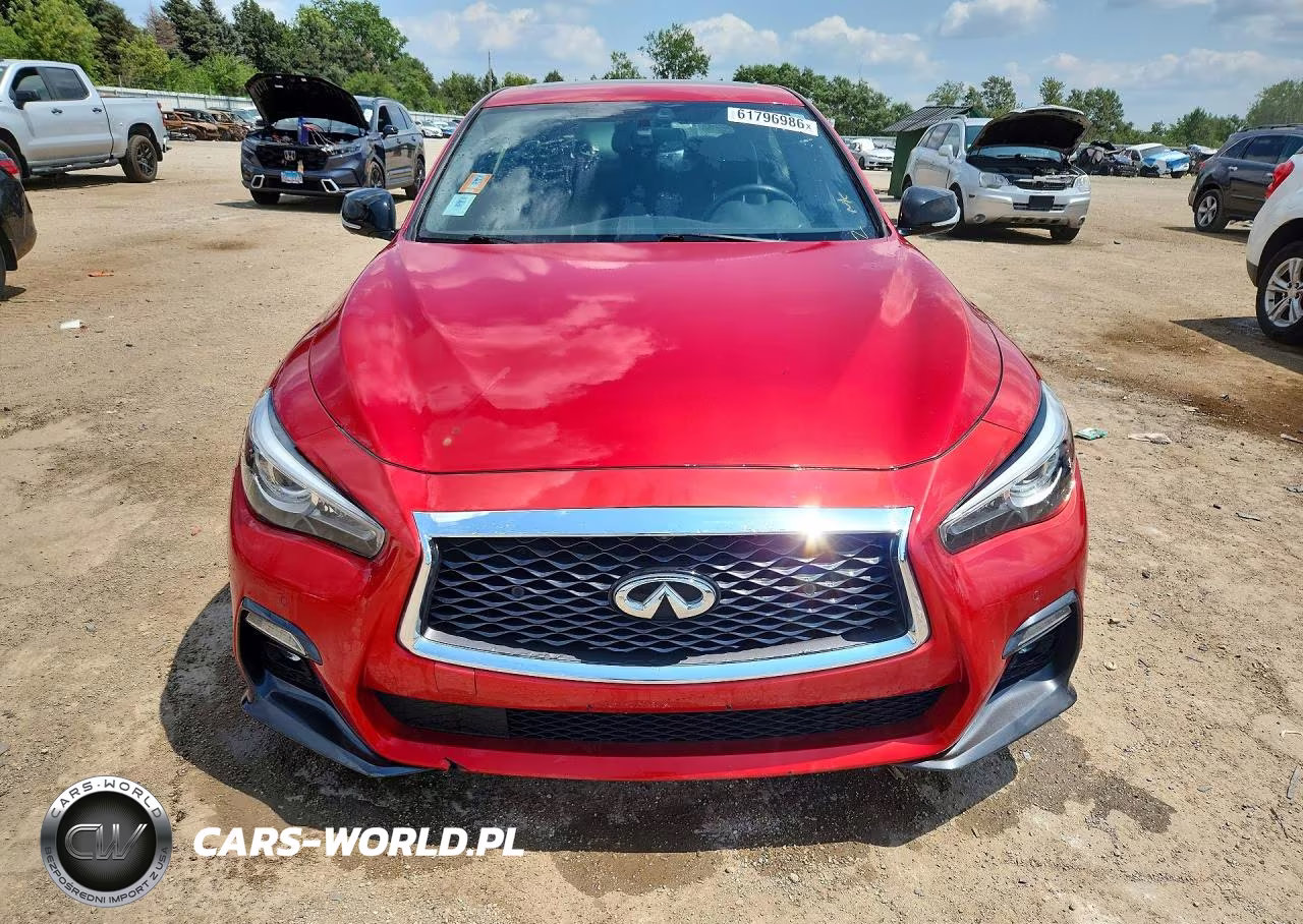 2019 Infiniti Q50 Red Sport 400 VIN:JN1FV7AR5KM800938 - 5