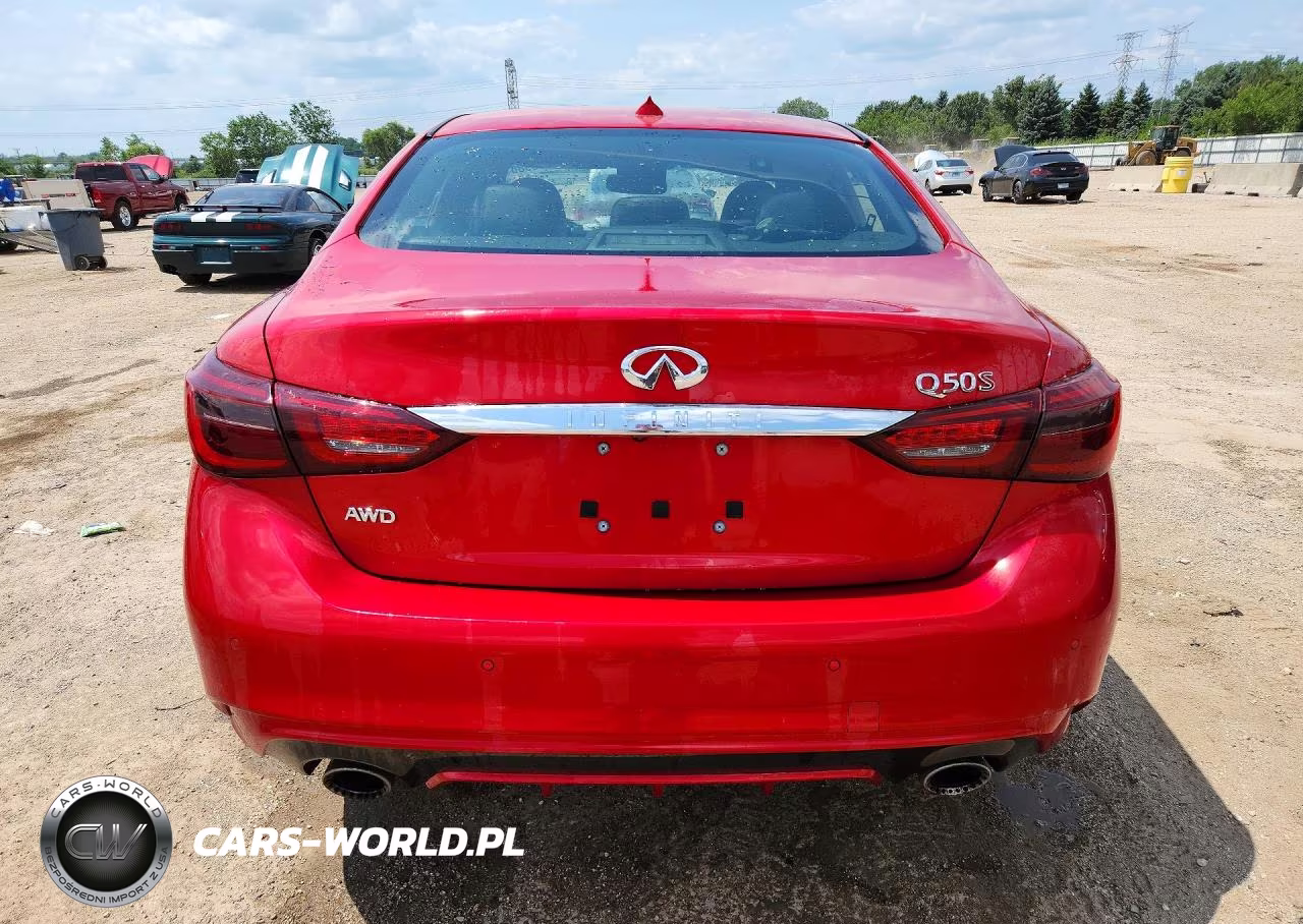 2019 Infiniti Q50 Red Sport 400 VIN:JN1FV7AR5KM800938 - 6