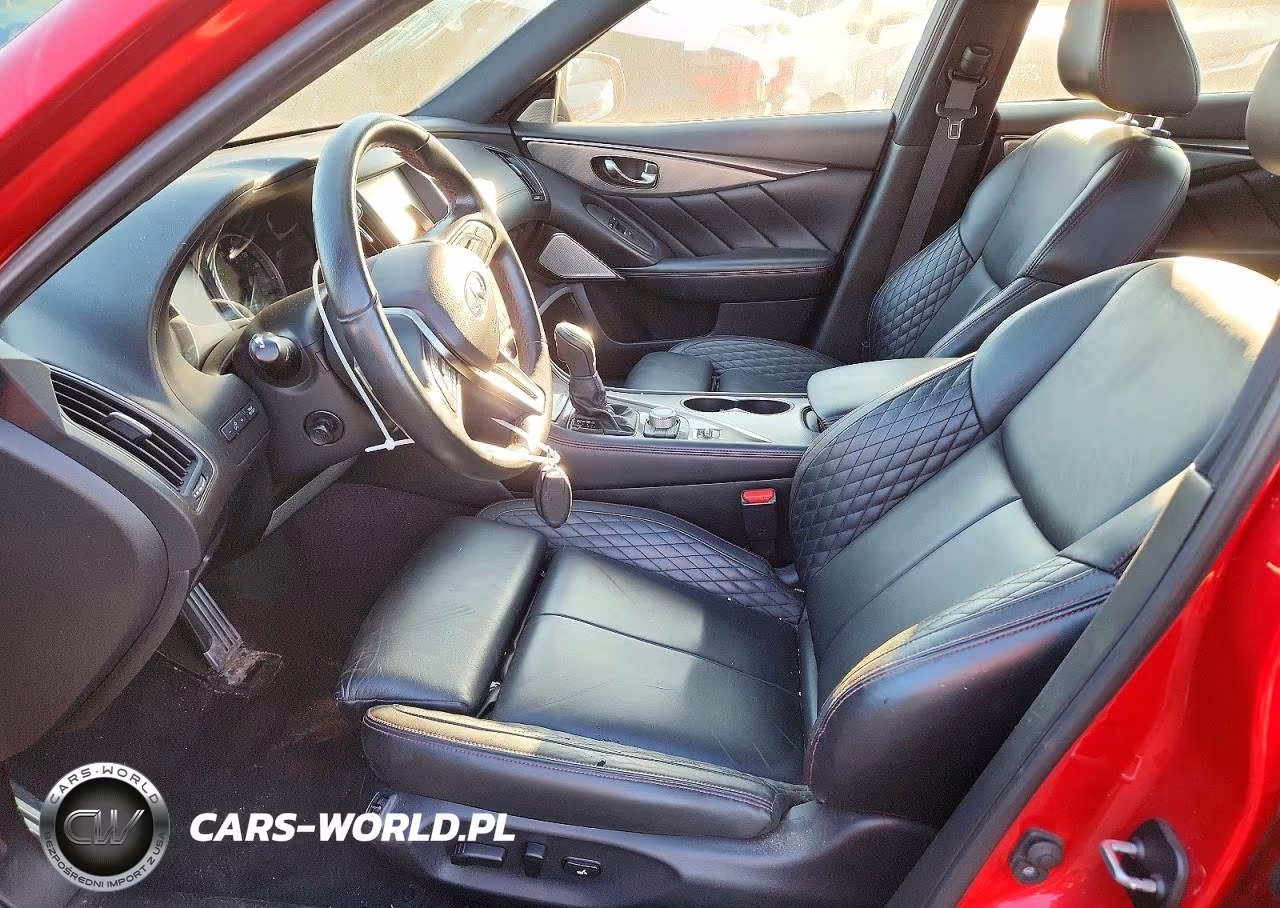 2019 Infiniti Q50 Red Sport 400 VIN:JN1FV7AR5KM800938 - 7
