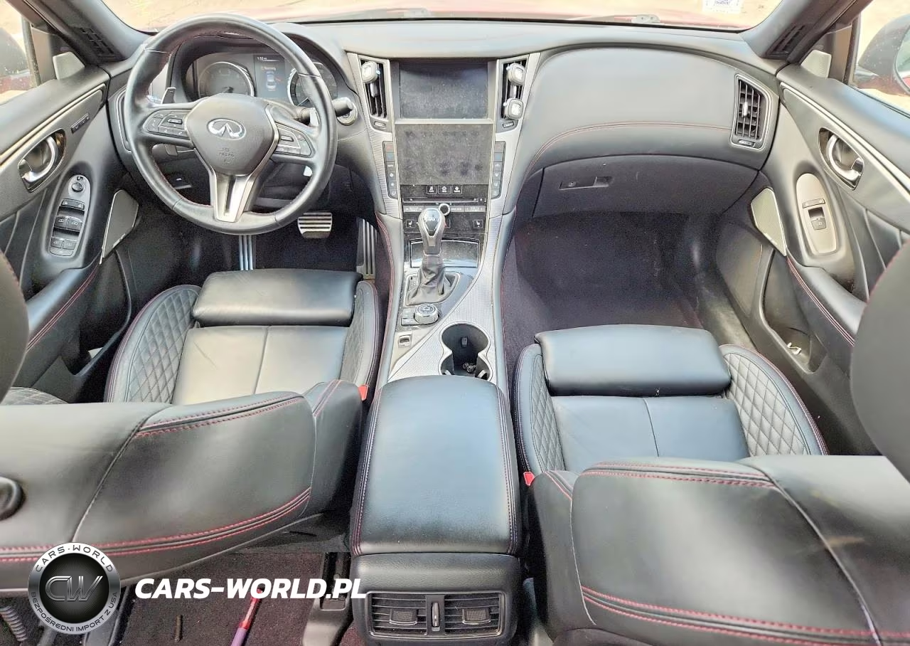 2019 Infiniti Q50 Red Sport 400 VIN:JN1FV7AR5KM800938 - 8