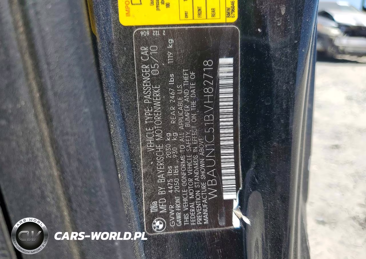 2011 BMW 128 I VIN:WBAUN1C51BVH82718 - 12