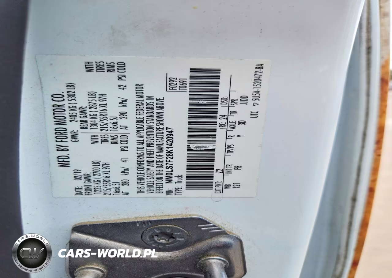 2019 Ford Transit Connect Xlt VIN:NM0LS7F28K1420947 - 13