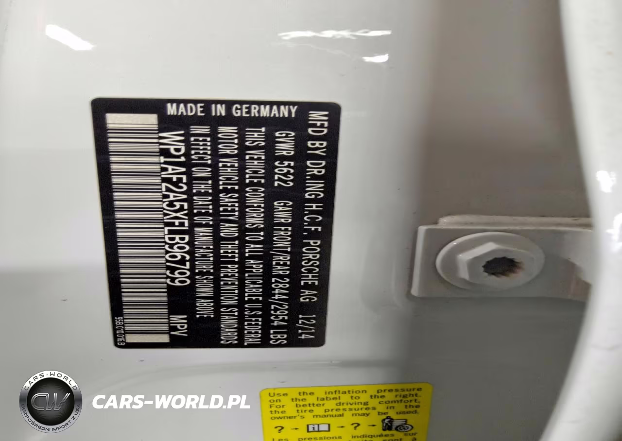 2015 Porsche Macan Turbo VIN:WP1AF2A5XFLB96799 - 13