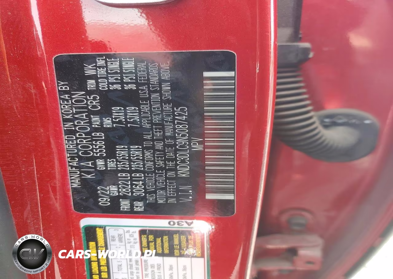 2022 Kia Ev6 Wind VIN:KNDC3DLC9N5087425 - 12