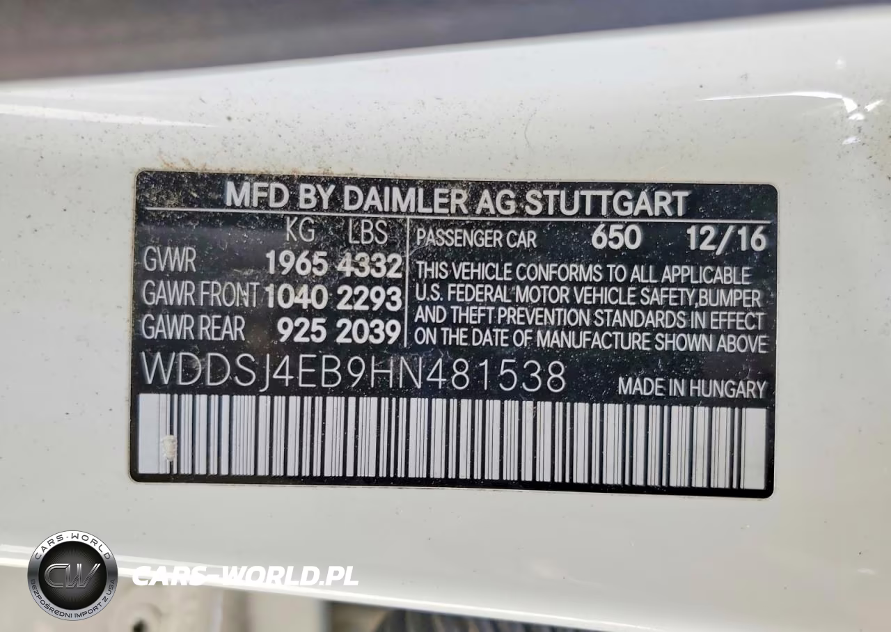 2017 Mercedes-Benz Cla 250 VIN:WDDSJ4EB9HN481538 - 12