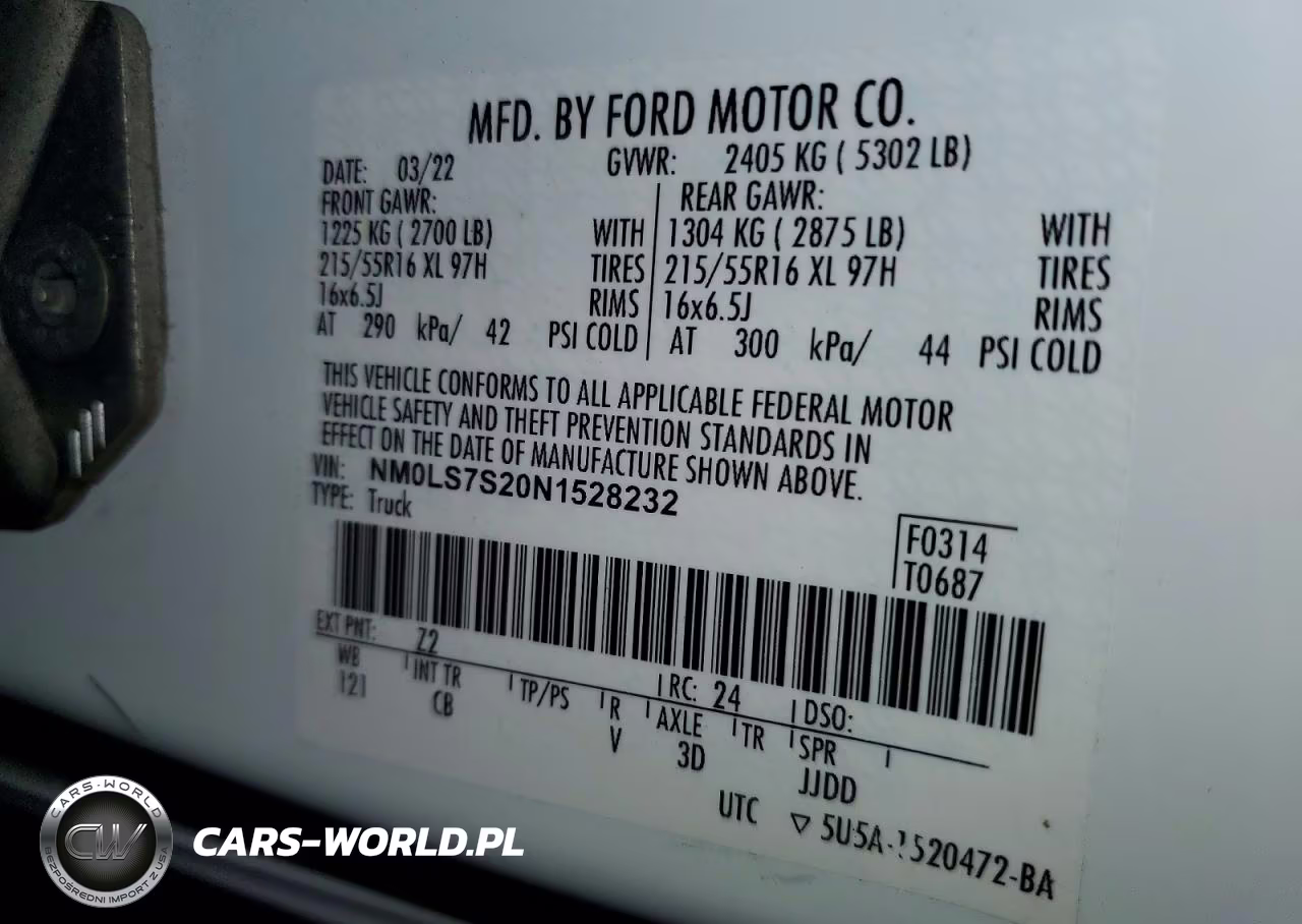 2022 Ford Transit Connect Xl Utility - Service Van VIN:NM0LS7S20N1528232 - 13