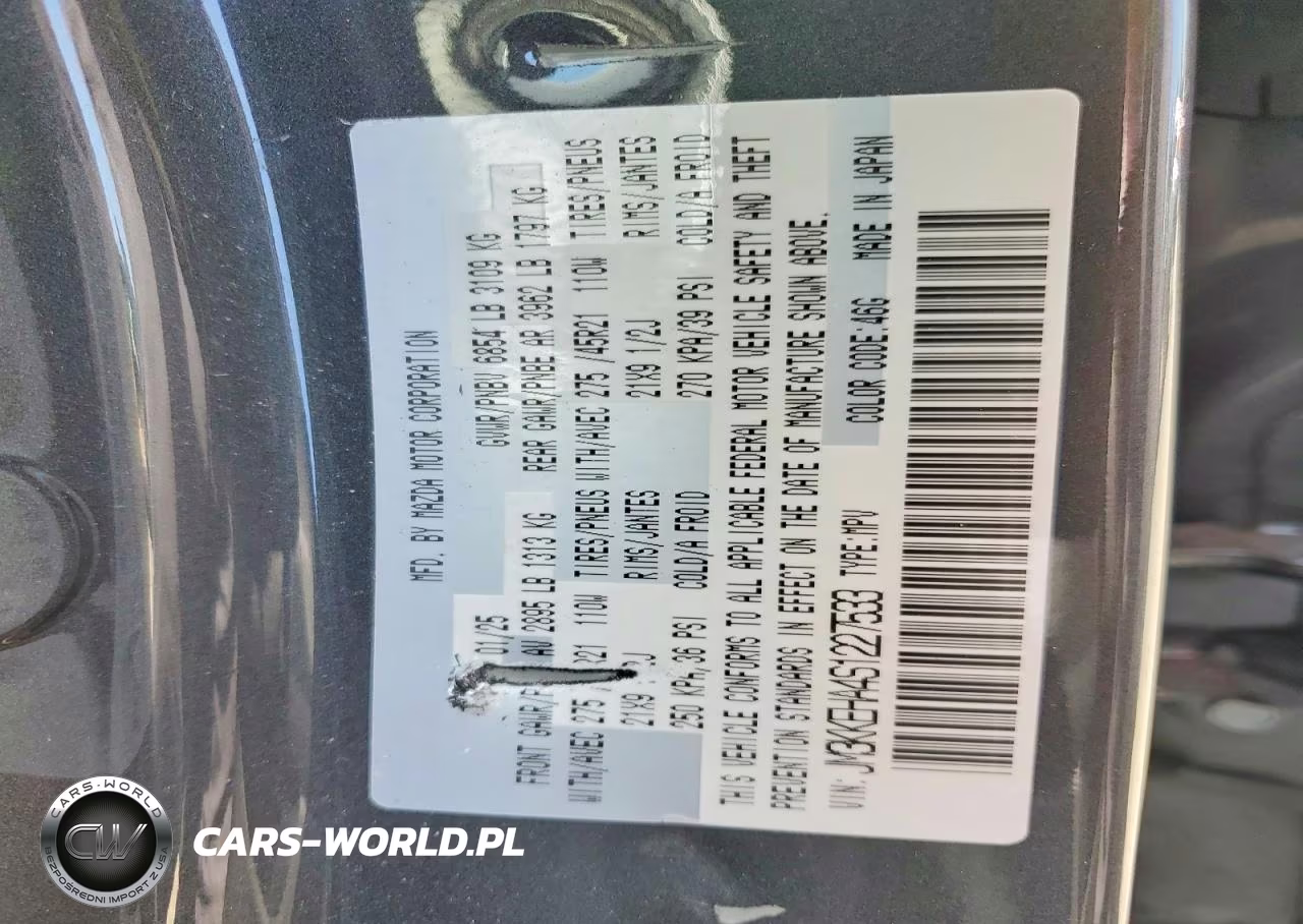 2025 Mazda Cx-90 Premium Plus VIN:JM3KKEHA4S1227533 - 14