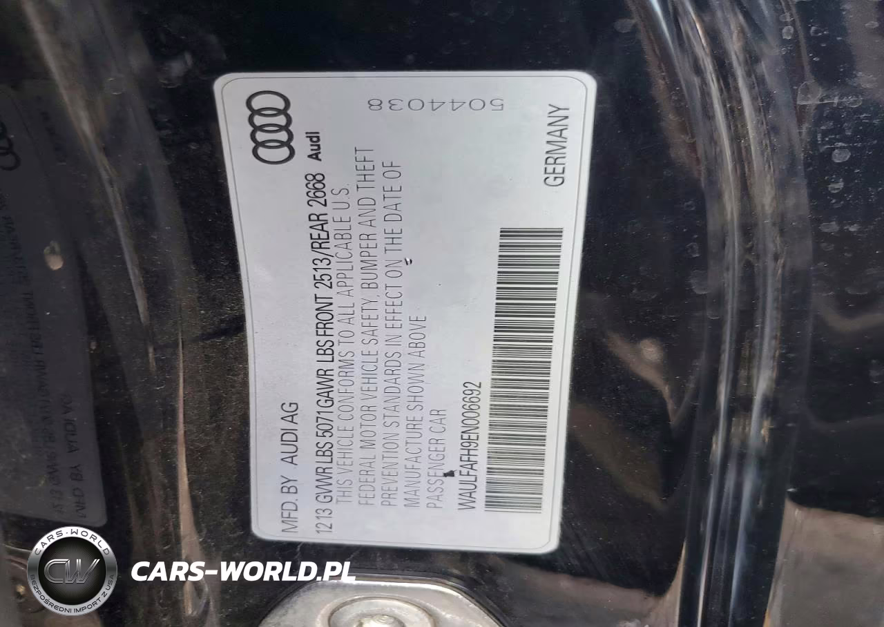 2014 Audi A5 Premium Plus VIN:WAULFAFH9EN006692 - 12