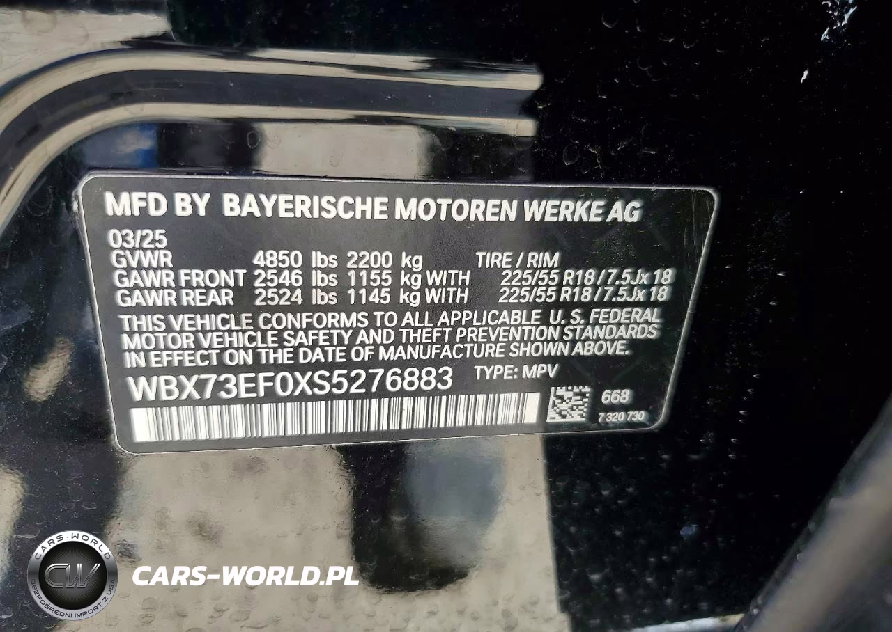 2019 Sfoggia X1 xDrive28I VIN:WBX73EF0XS5276883 - 13