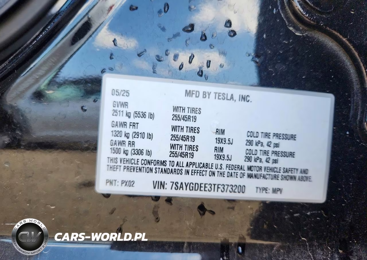 2026 Tesla Model Y VIN:7SAYGDEE3TF373200 - 14