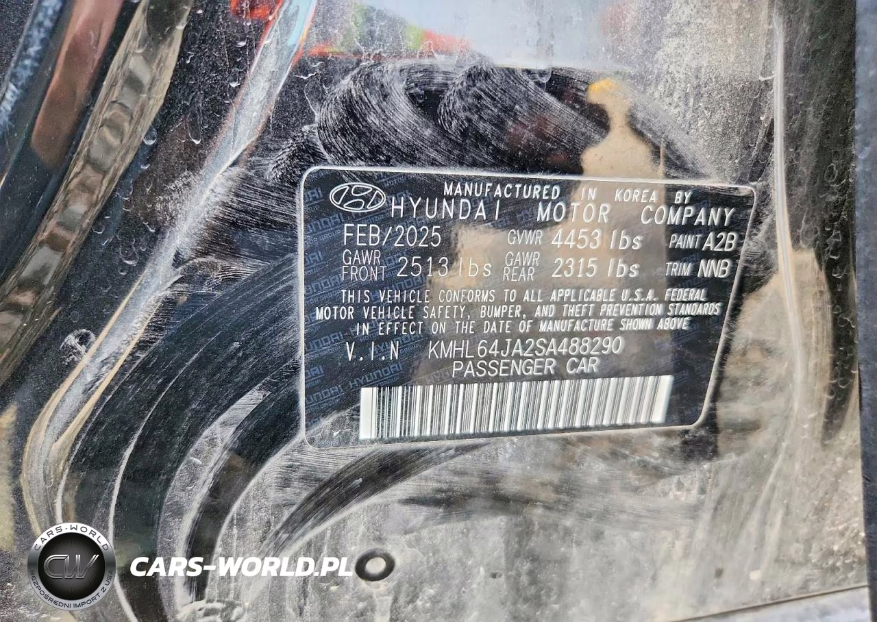 2025 Hyundai Sonata Sel VIN:KMHL64JA2SA488290 - 12