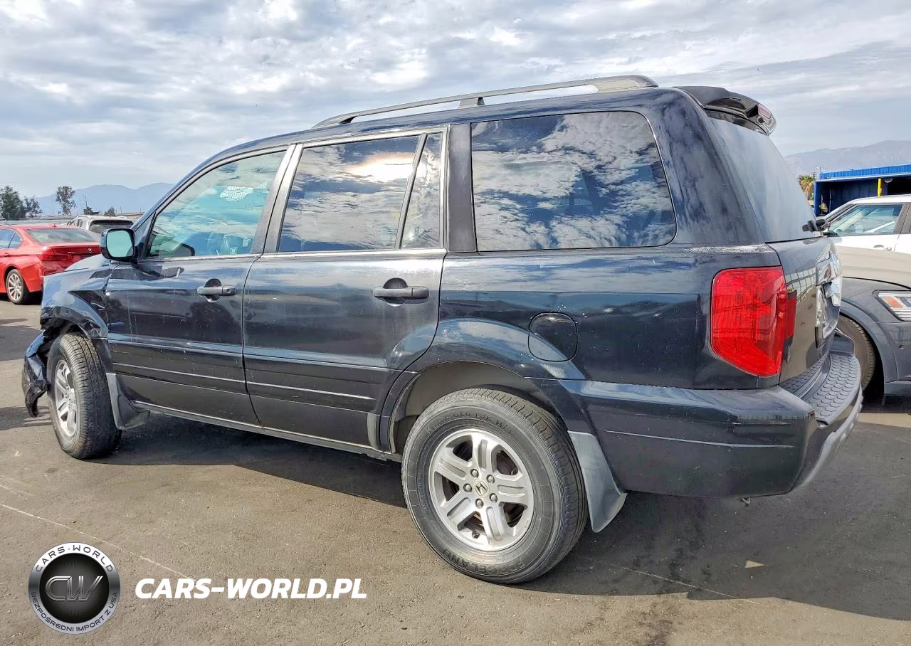 2003 Honda Pilot Exl VIN:2HKYF18773H567323 - 2
