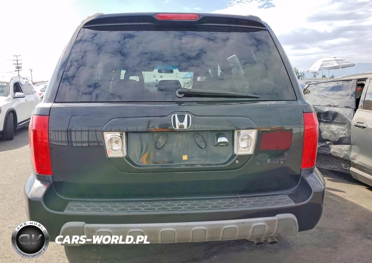 2003 Honda Pilot Exl VIN:2HKYF18773H567323 - 6