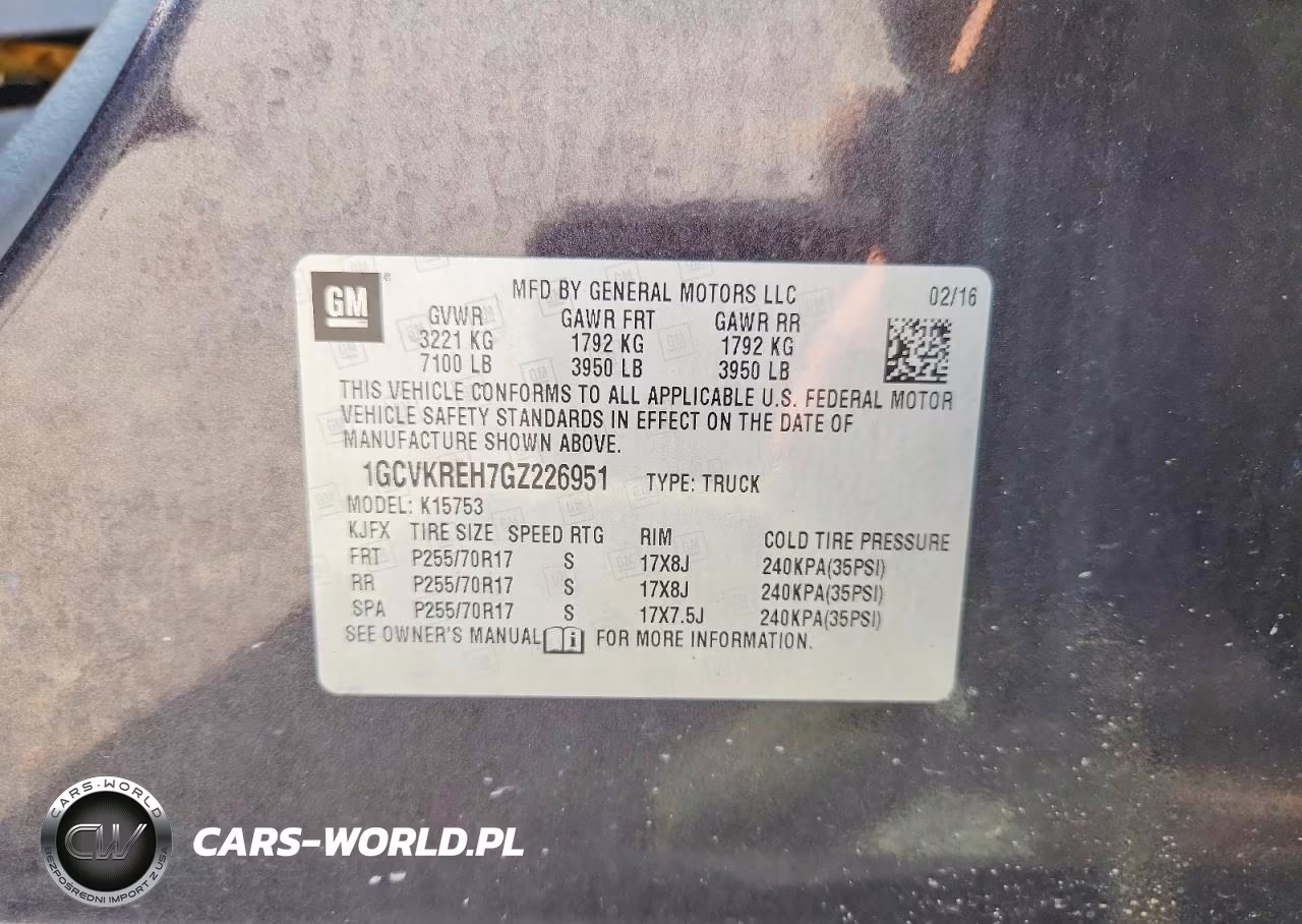 2016 Chevrolet Silverado K1500 Lt VIN:1GCVKREH7GZ226951 - 12