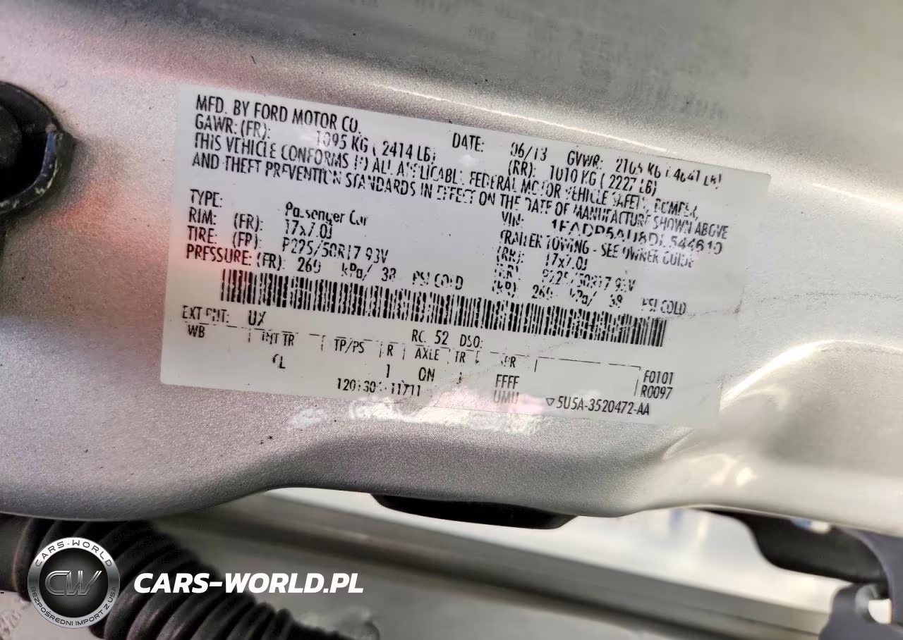 2013 Ford C-Max Se VIN:1FADP5AU8DL544610 - 12