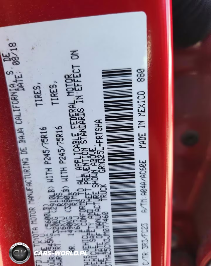 2018 Toyota Tacoma Sr5 V6 VIN:3TMAZ5CN3JM077460 - 12