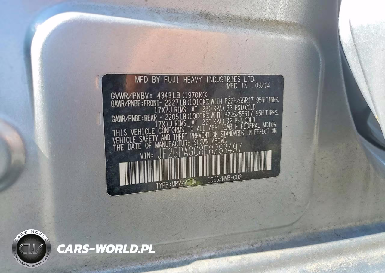 2014 Subaru Xv Crosstrek 2.0 Limited VIN:JF2GPAGC8E8283497 - 12