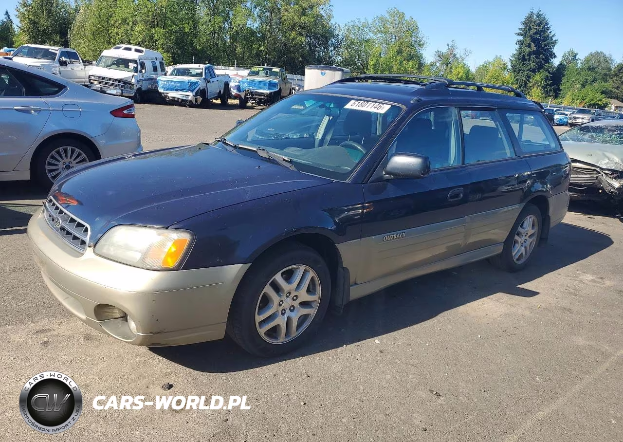 2000 Subaru Legacy Outback VIN:4S3BH6650Y6642122 - 1
