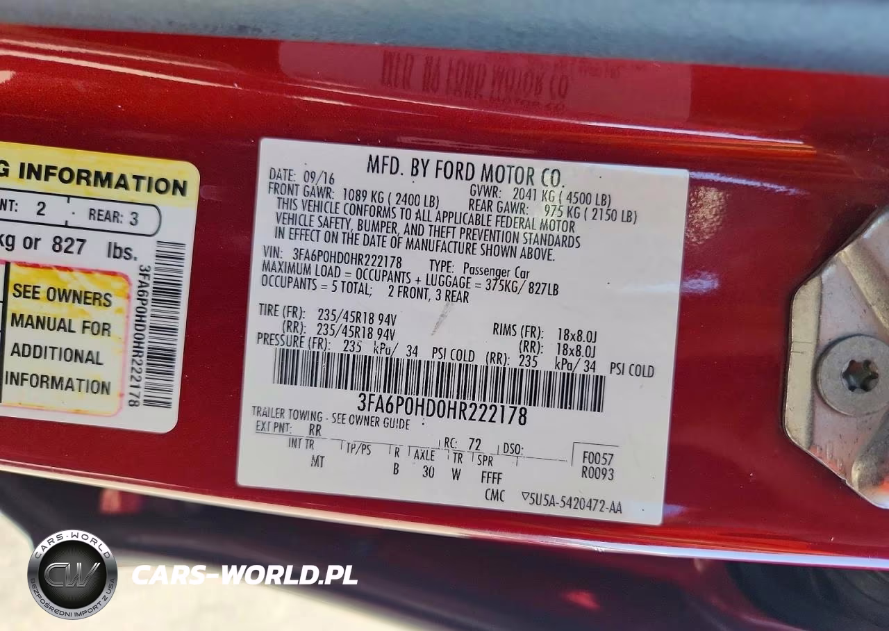 2017 Ford Fusion Se VIN:3FA6P0HD0HR222178 - 12