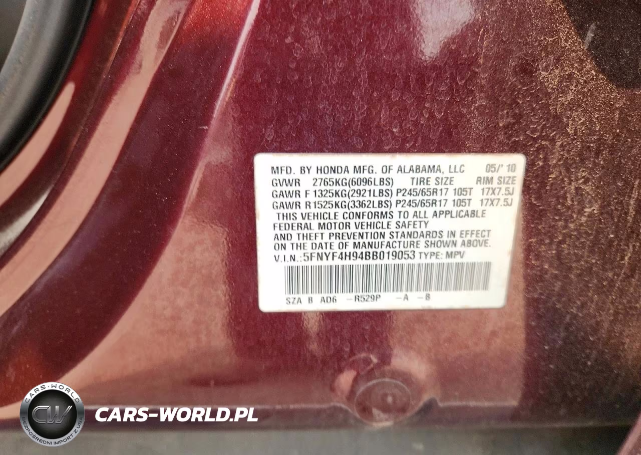 2011 Honda Pilot Touring VIN:5FNYF4H94BB019053 - 12