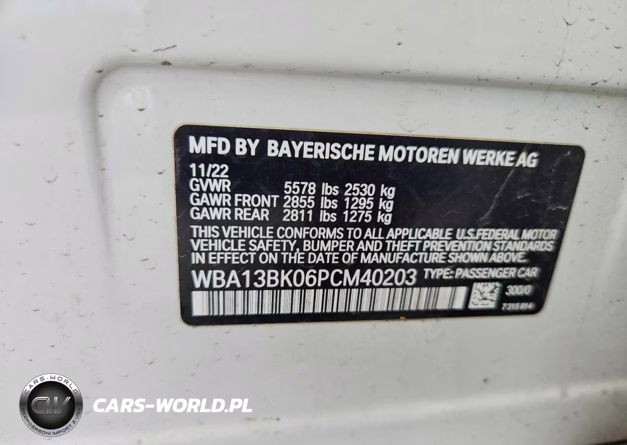 2023 BMW M550Xi VIN:WBA13BK06PCM40203 - 12