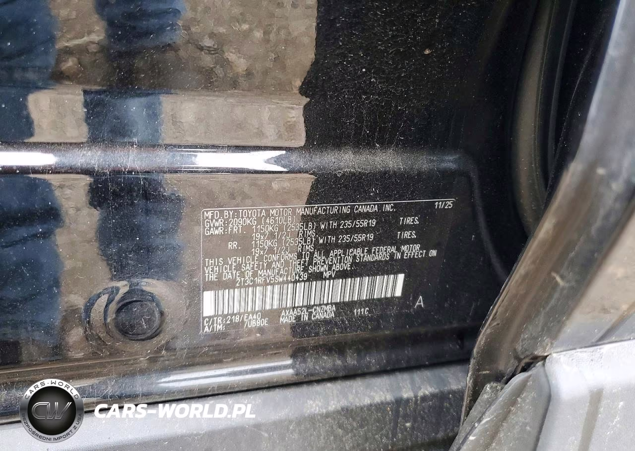 2025 Toyota Rav4 Xle Premium VIN:2T3C1RFV5SW440439 - 12