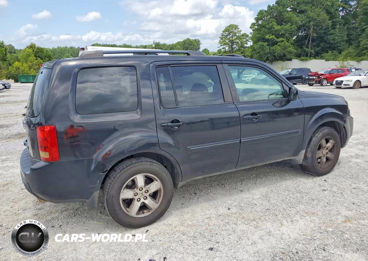 2010 Honda Pilot Exl VIN:5FNYF3H62AB011595 - 3