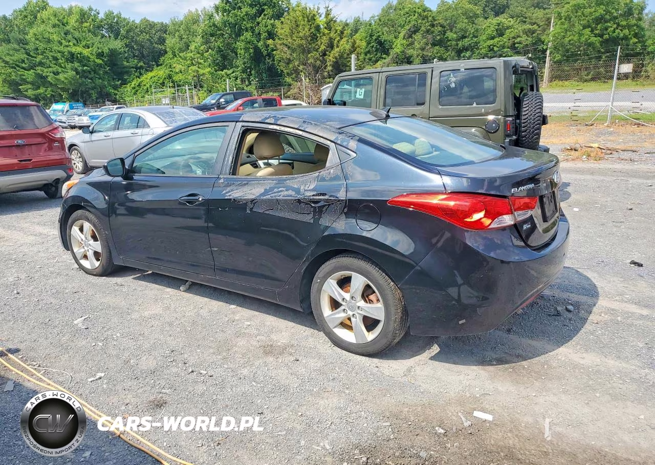2013 Hyundai Elantra Gls VIN:5NPDH4AE3DH167294 - 2