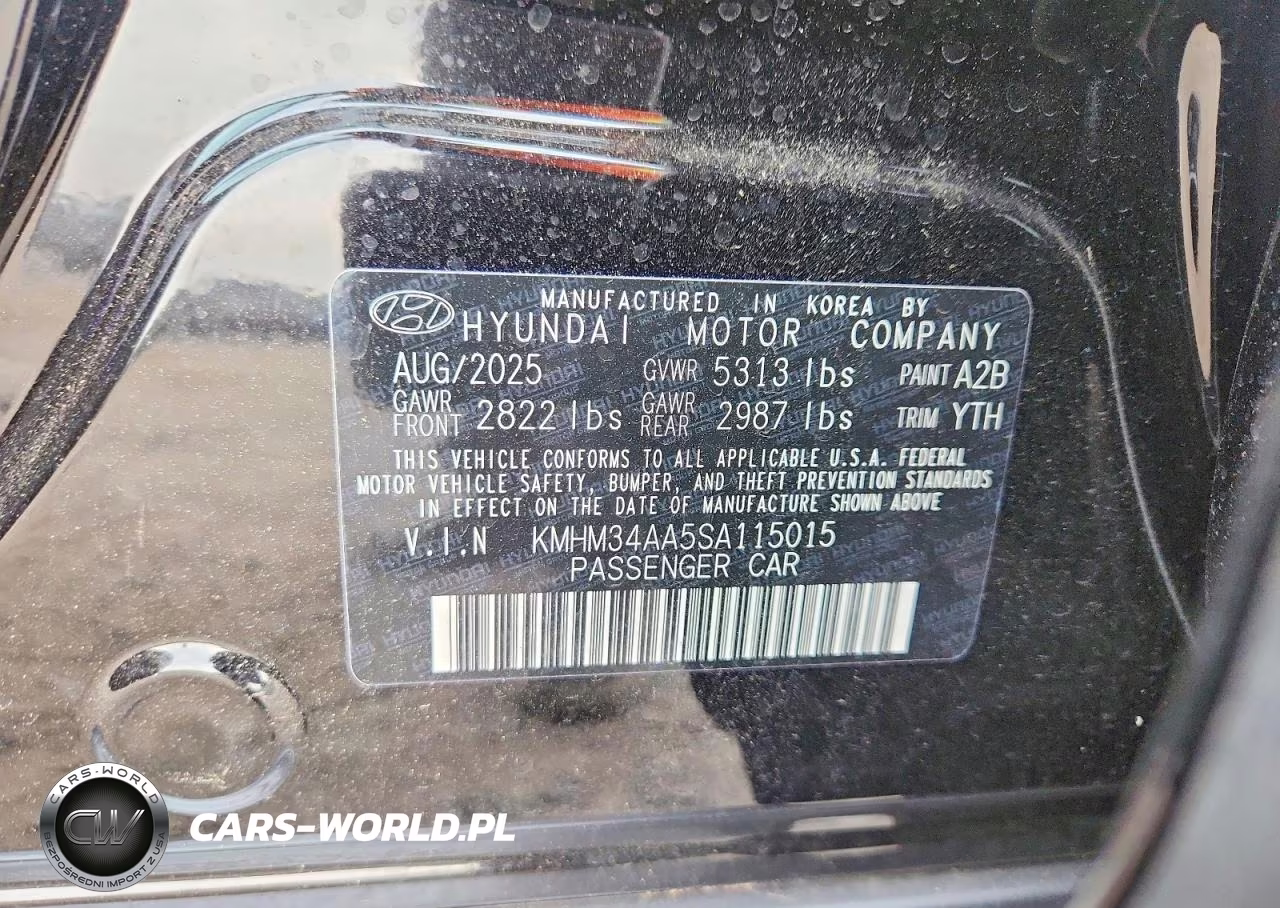 2025 Hyundai Ioniq 6 Sel VIN:KMHM34AA5SA115015 - 12