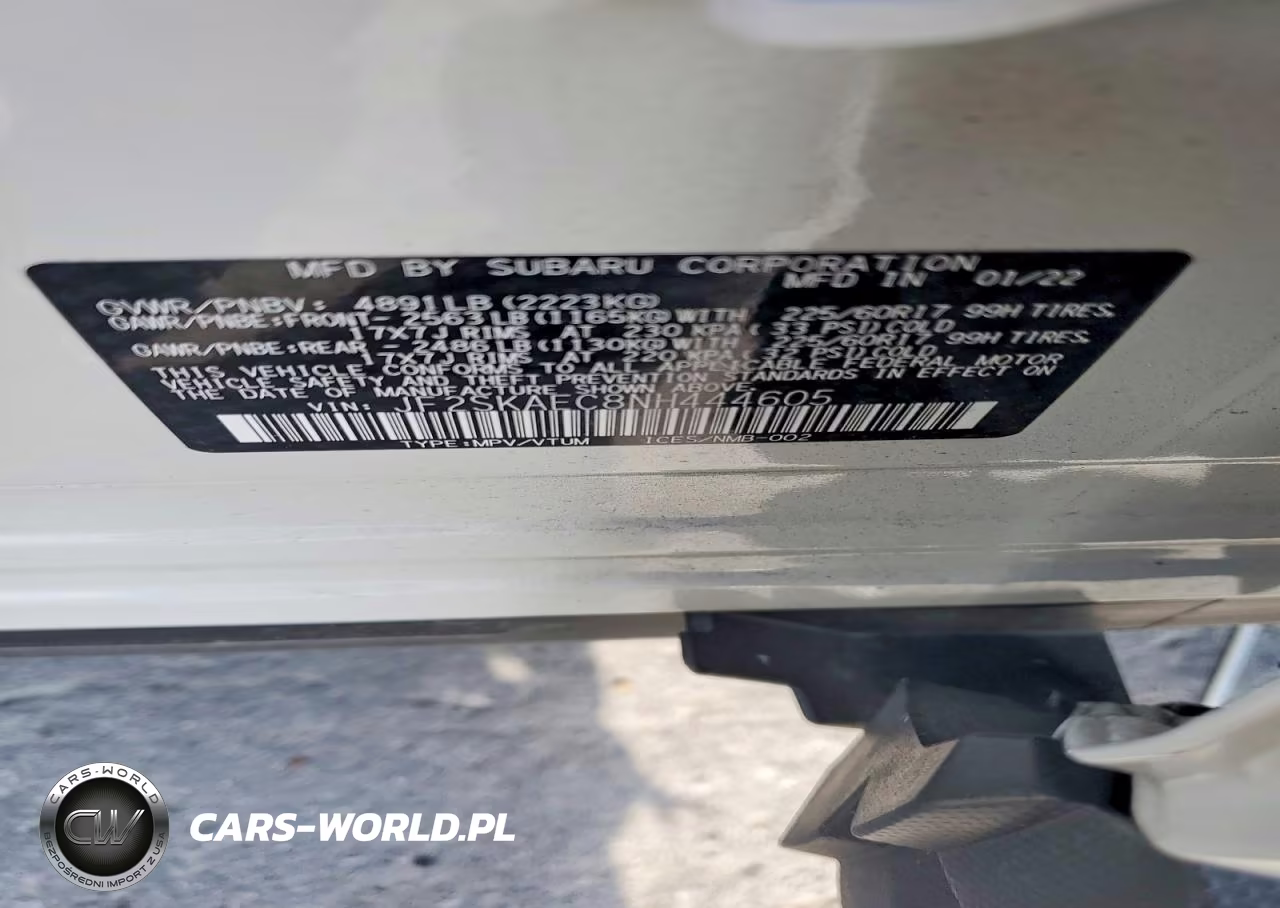 2022 Subaru Forester Premium VIN:JF2SKAEC8NH444605 - 13