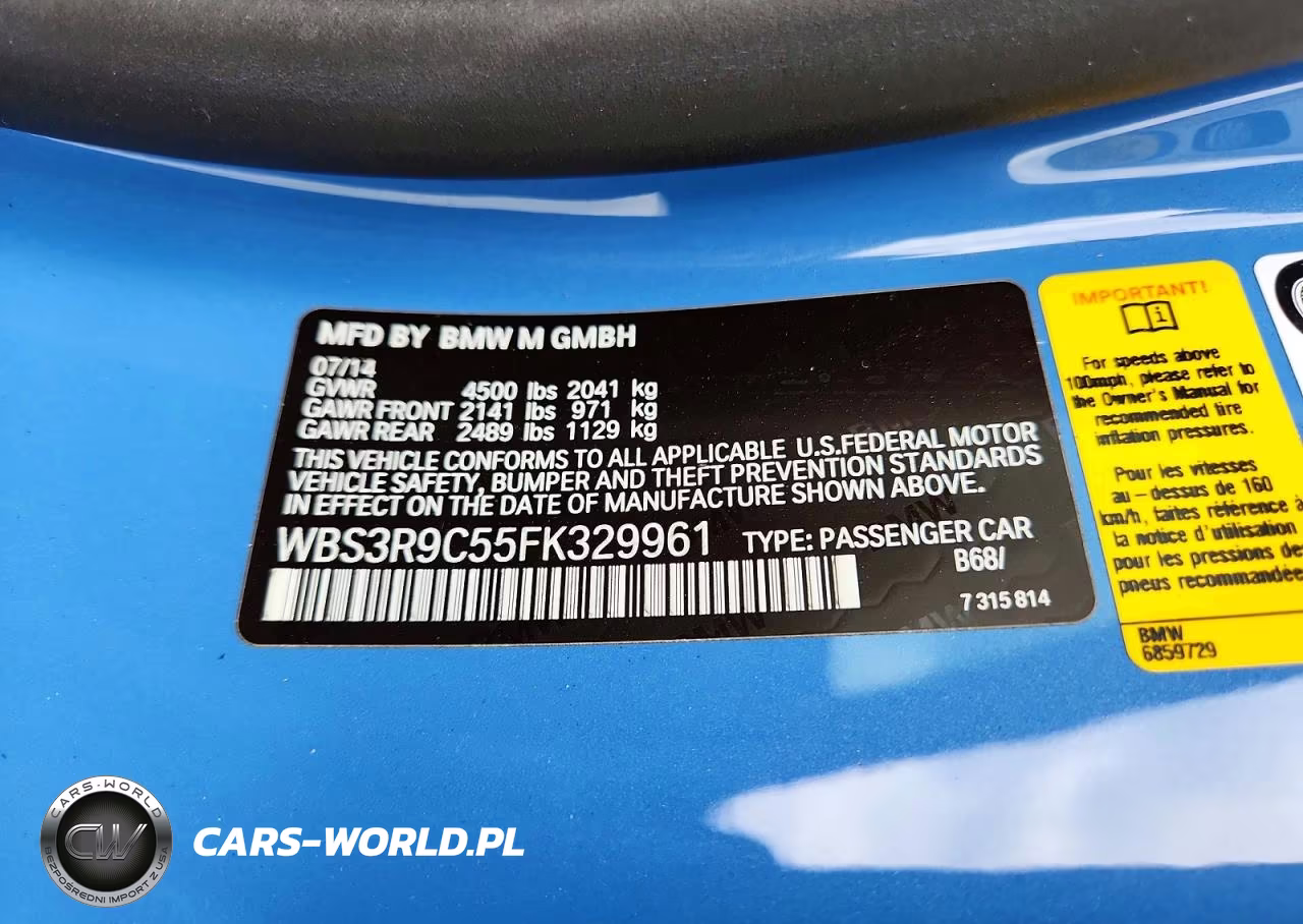 2015 BMW M4 VIN:WBS3R9C55FK329961 - 12