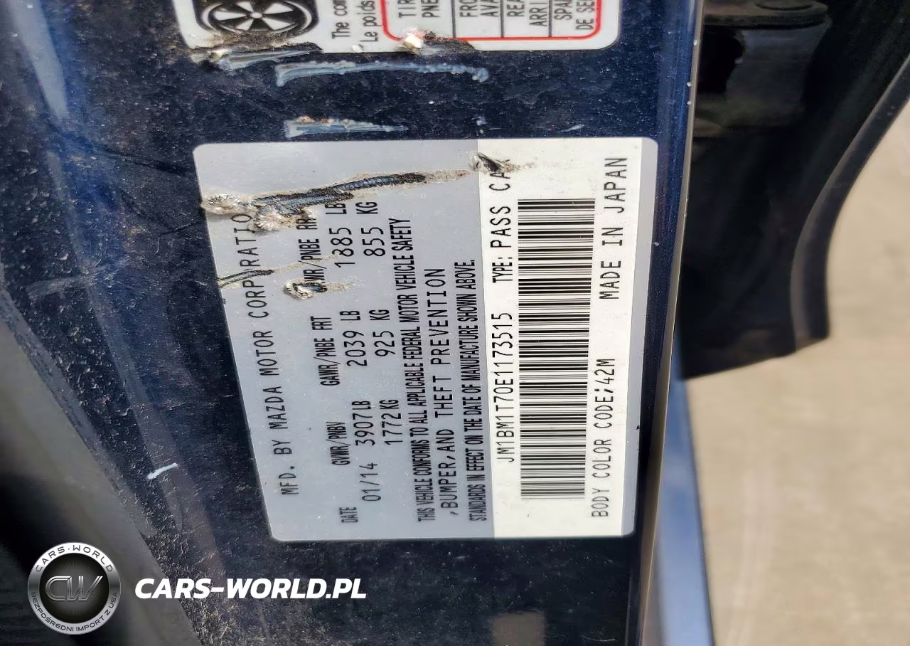2014 Mazda 3 Sv VIN:JM1BM1T70E1173515 - 12