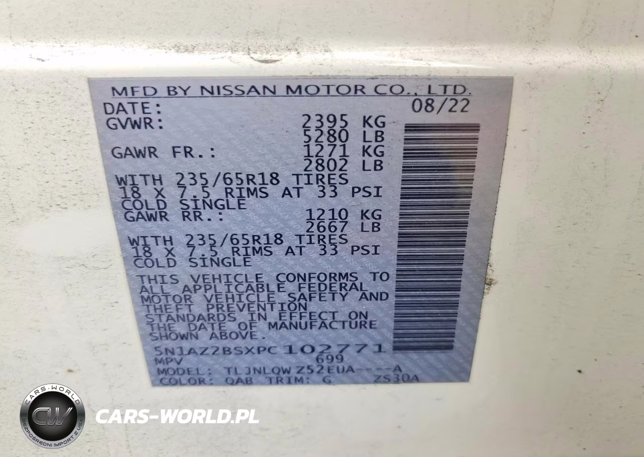 2023 Nissan Murano Sv VIN:5N1AZ2BSXPC102771 - 13