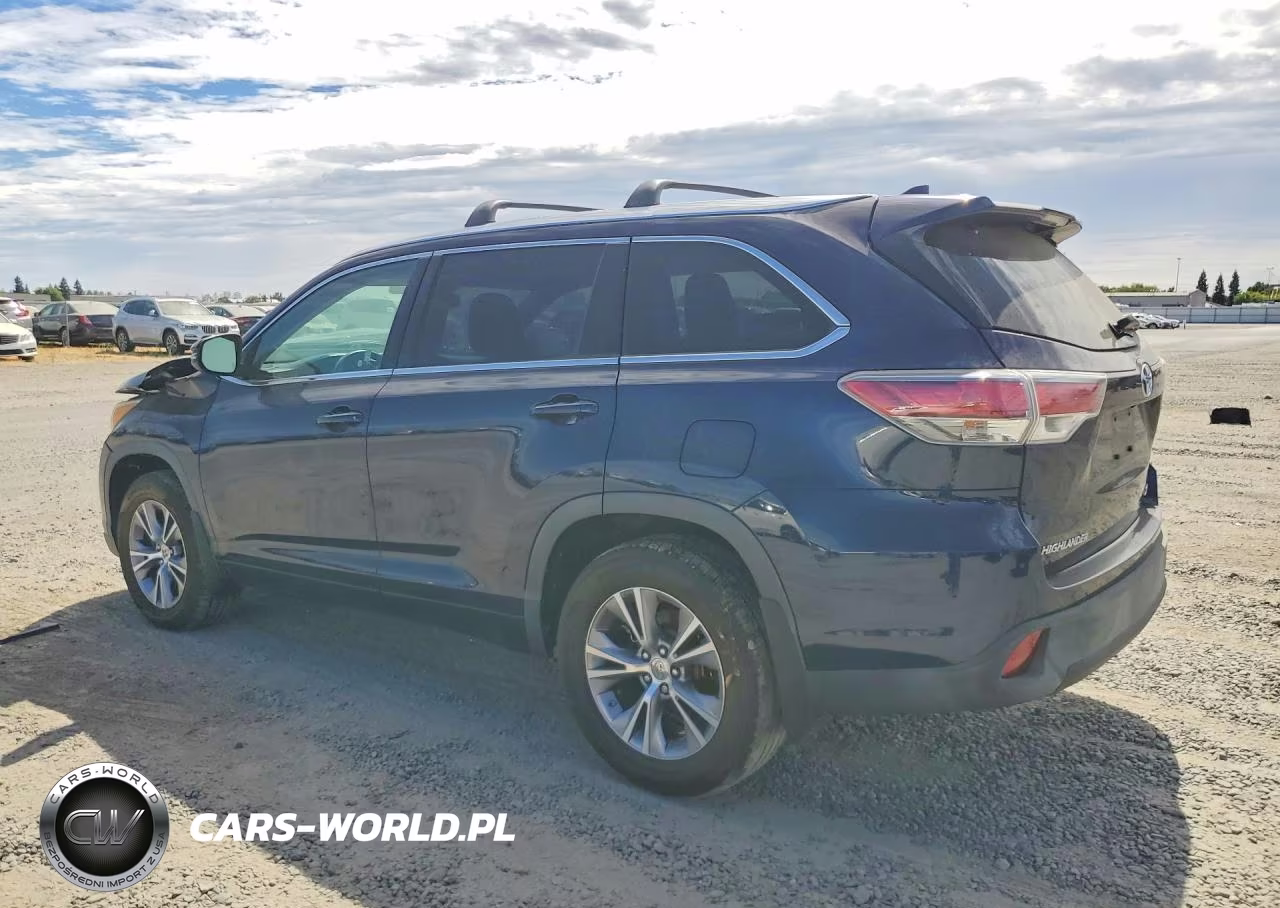 2015 Toyota Highlander Xle VIN:5TDJKRFH6FS104613 - 2
